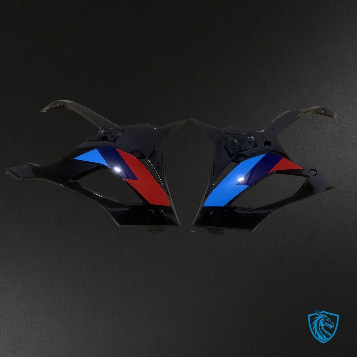 BMW S1000RR (2023) White, Black, Blue & Red ABS Bodywork - Fairings Kit