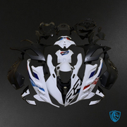 White, Black, Red & Blue