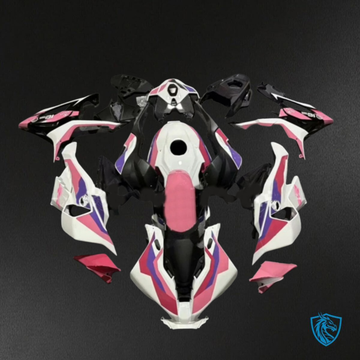 BMW S1000RR (2025) White, Pink & Black - Replacement Motorcycle Fairings Kit