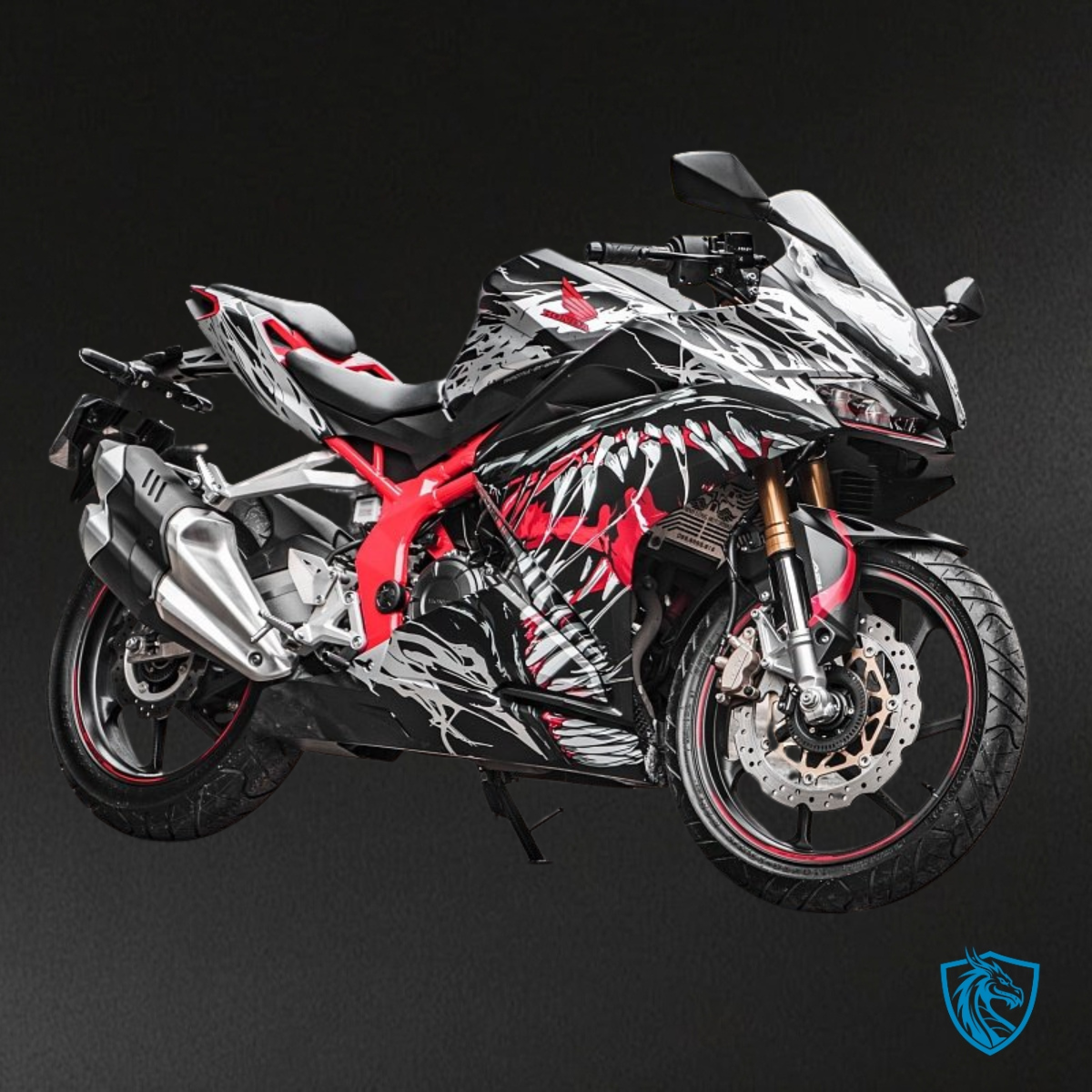 Honda CBR600RR (2005-2006) Silver, Black & White Fairing Kit - Aftermarket ABS Bodywork