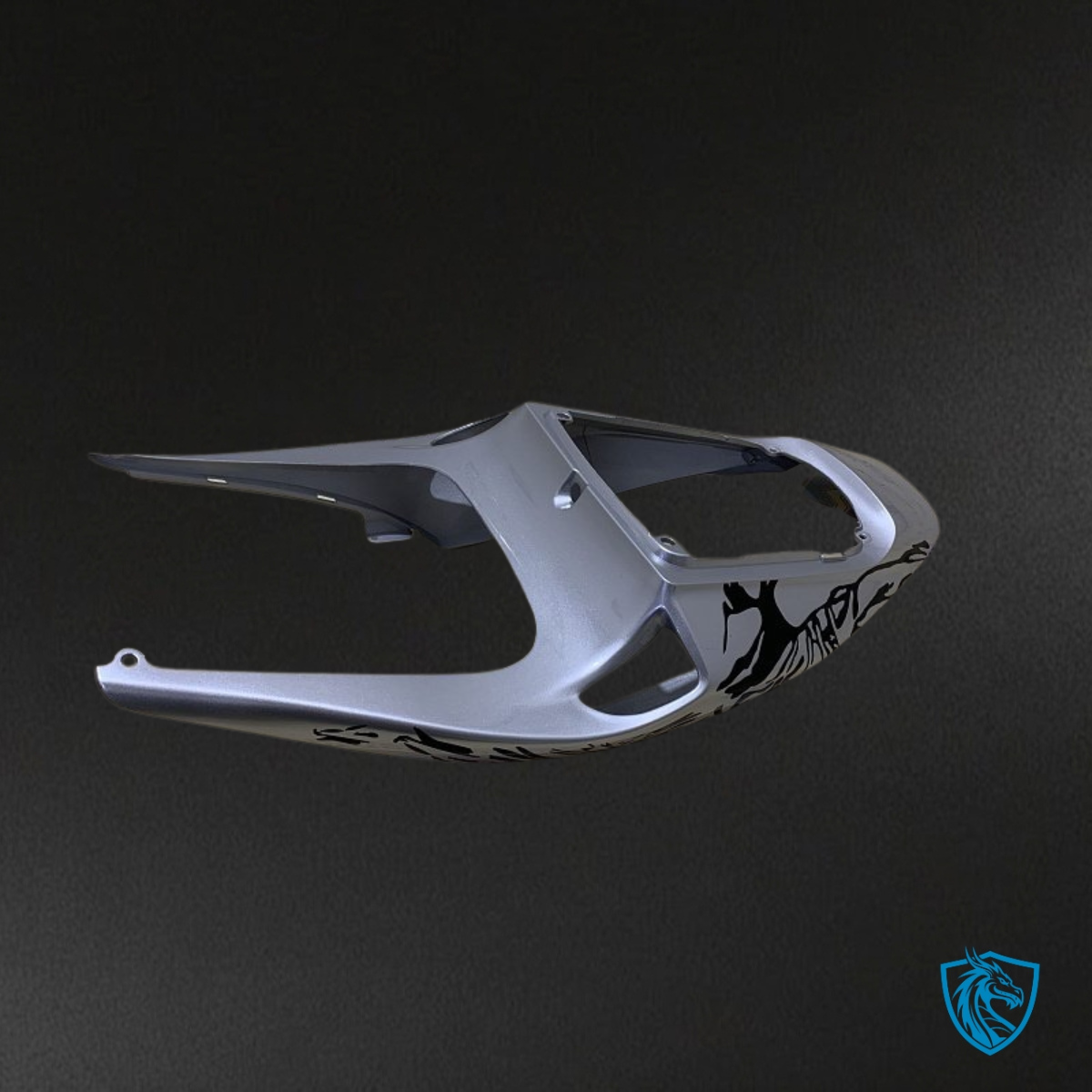 Honda CBR600RR (2005-2006) Silver, Black & White Fairing Kit - Aftermarket ABS Bodywork