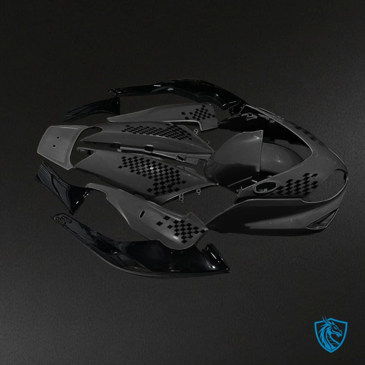 Yamaha TMAX 500 (2001-2007) Black & Grey Fairing Kit | ABS Bodywork