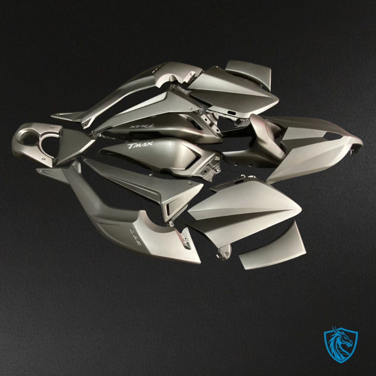 Yamaha TMAX530 (2012-2014) Gray & Silver - Custom ABS Fairing Kit