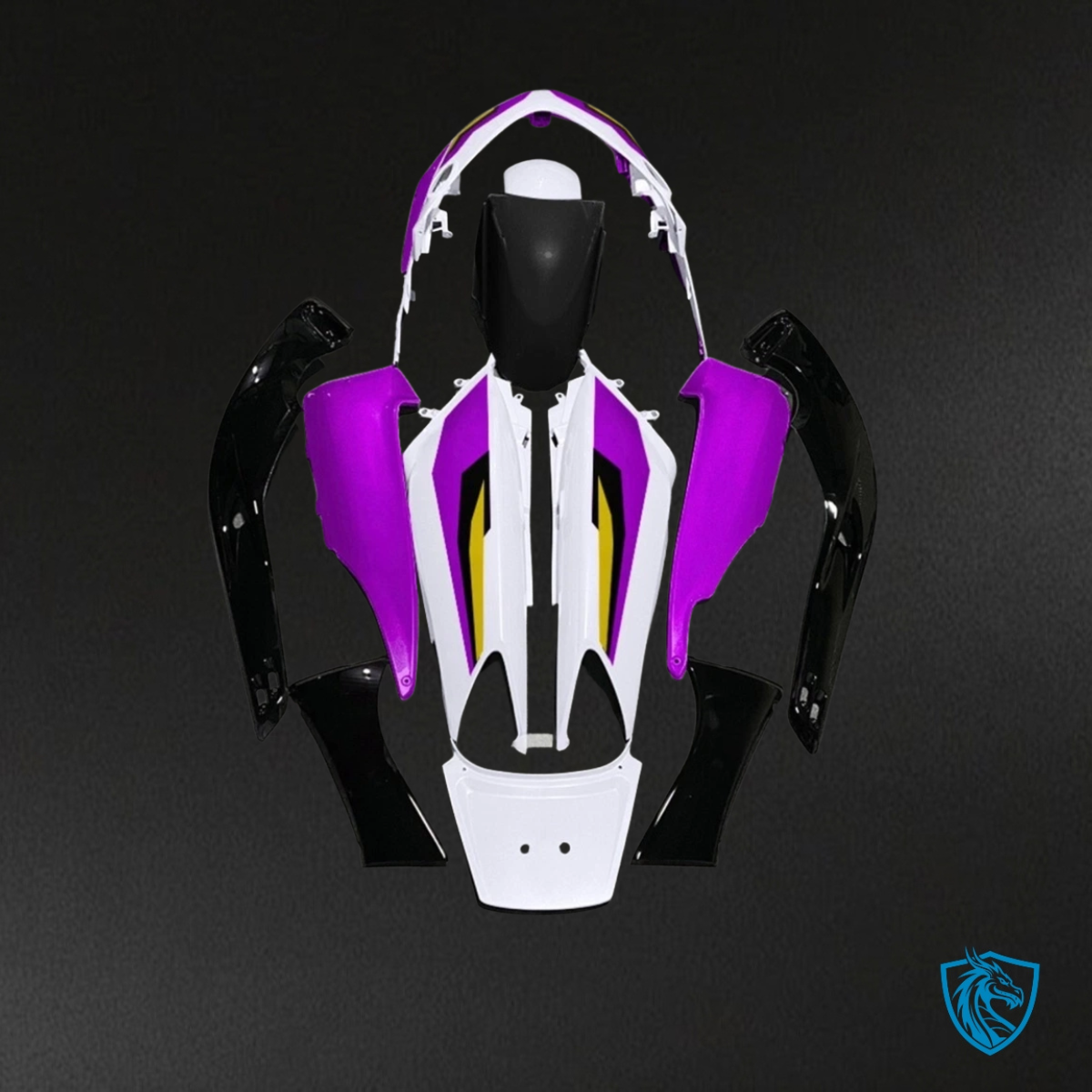 Yamaha TMAX 500 (2001-2007) White & Pink - Replacement Motorcycle Fairings Kit