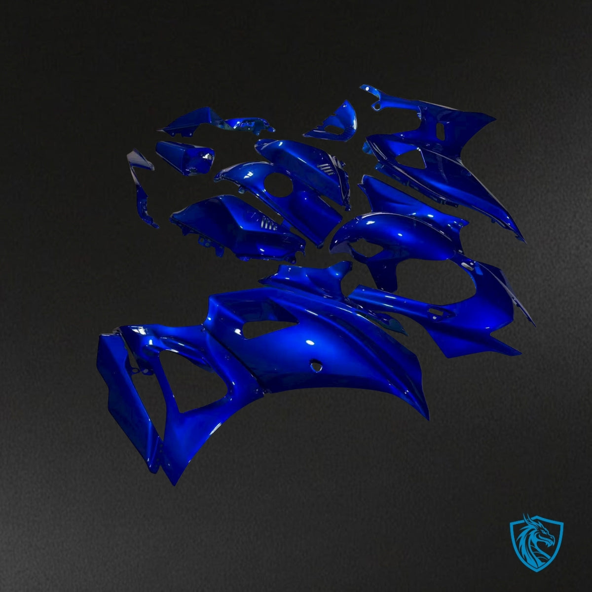 Yamaha R7 (2021-2025) Gloss Deep Blue - Replacement Motorcycle Fairings Kit
