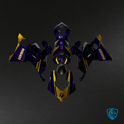 Gold, Blue & Black