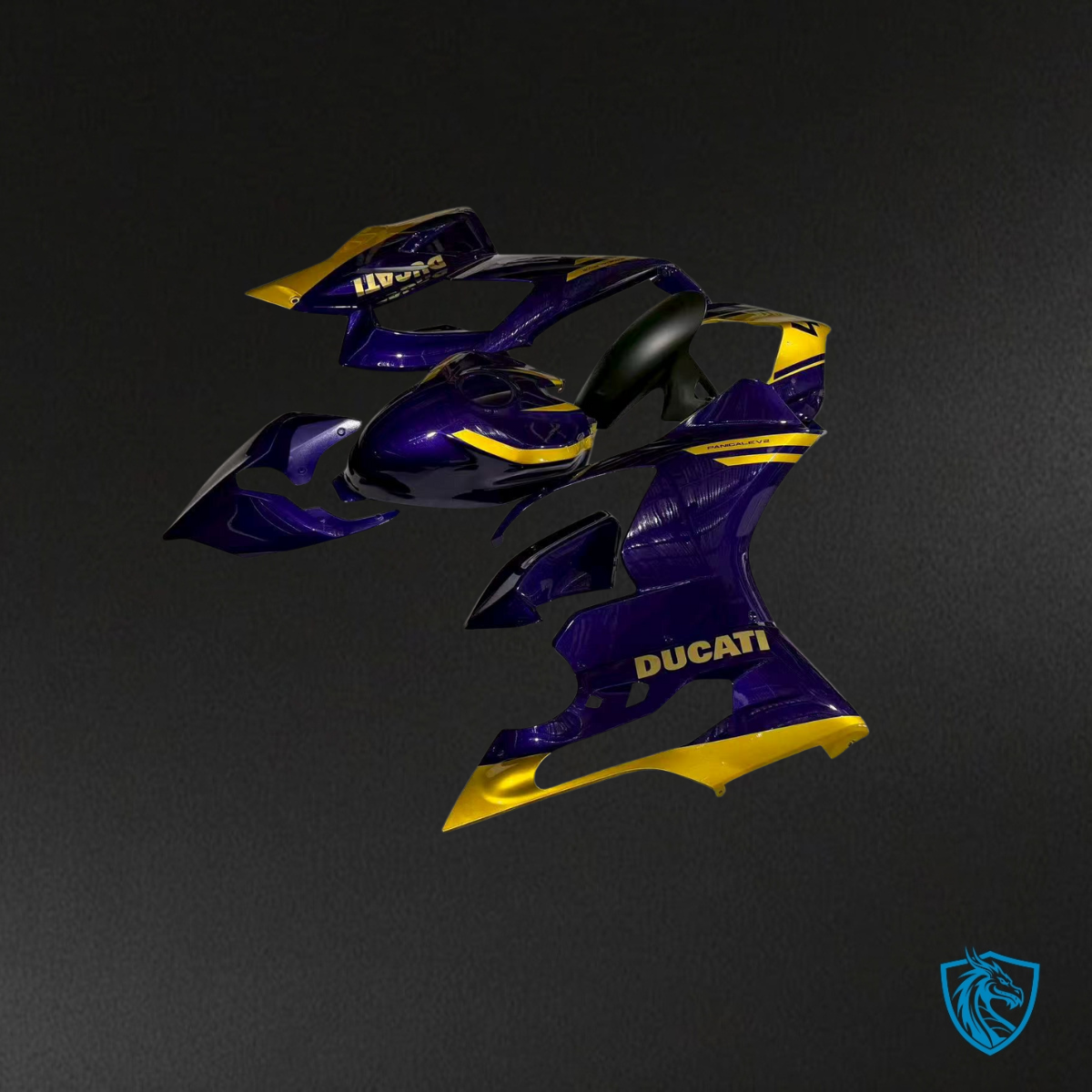 Ducati Panigale V2 (2020-2024) Gold, Blue & Black ABS Bodywork - Fairings Kit