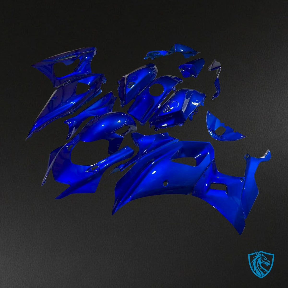 Yamaha R7 (2021-2025) Gloss Deep Blue - Replacement Motorcycle Fairings Kit