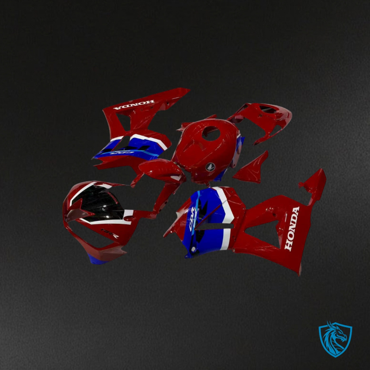Honda CBR600RR (2013-2025) Gloss Red, Blue & White - Replacement Motorcycle Fairings Kit