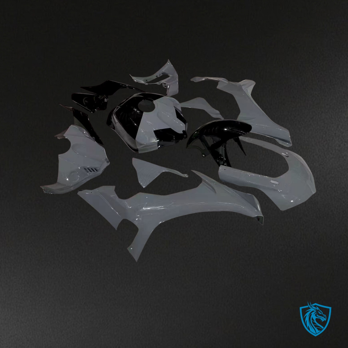 Yamaha R1 (2015-2019) Gloss White & black ABS Bodywork - Fairings Kit