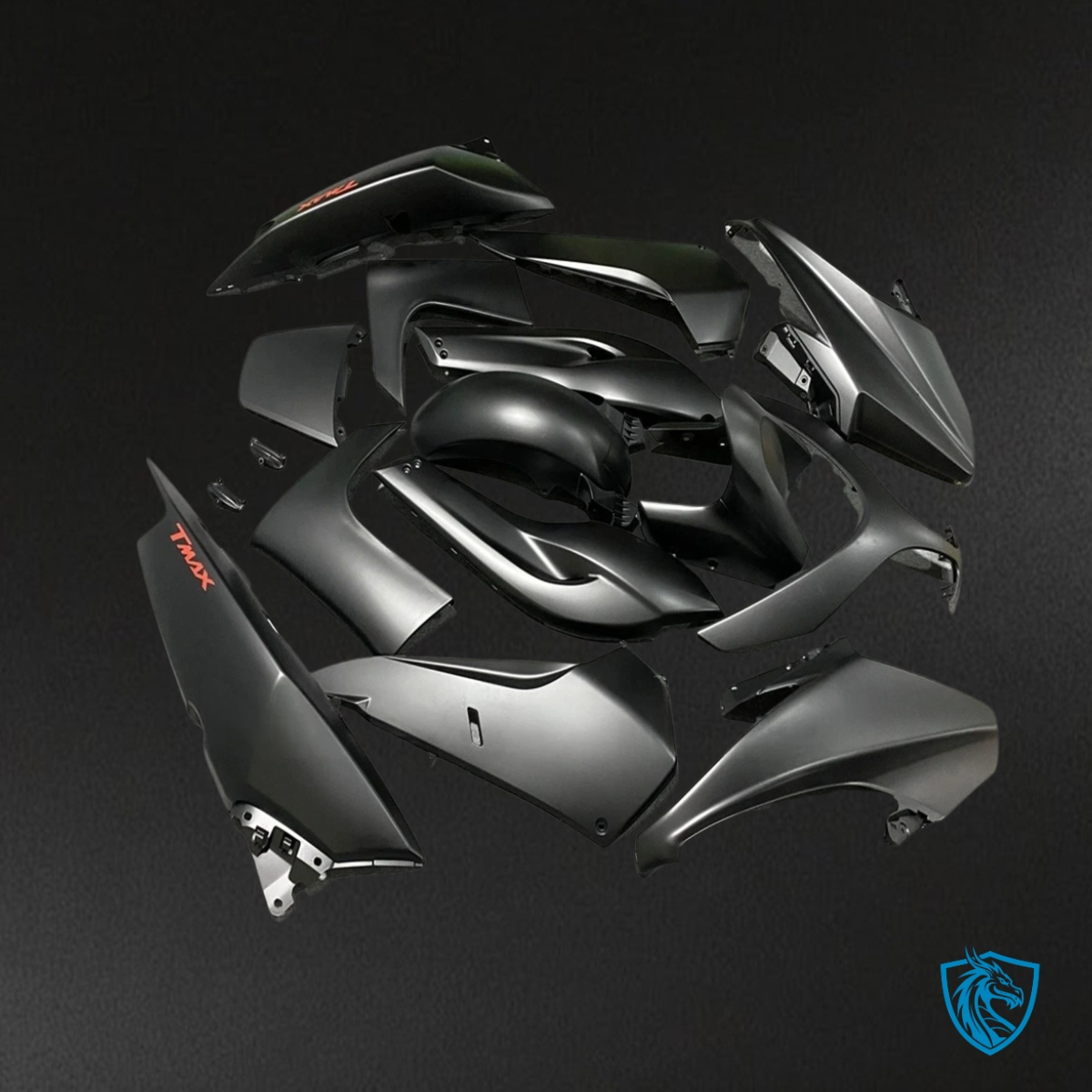 Yamaha Tmax500 (2008-2011) Matte Black - Custom ABS Fairing Kit