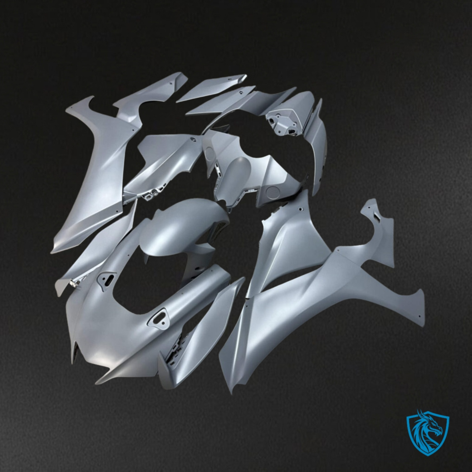 Yamaha R1 (2020-2025) Matte Nardo Gray ABS Bodywork Fairing Kit