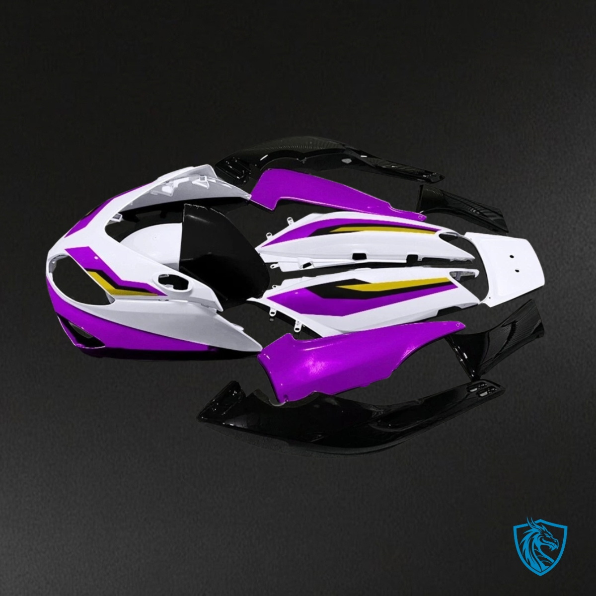 Yamaha TMAX 500 (2001-2007) White & Pink - Replacement Motorcycle Fairings Kit
