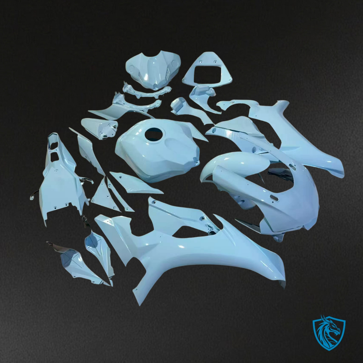 Yamaha R1 (2015-2019) Gloss Blue - Replacement Motorcycle Fairings Kit