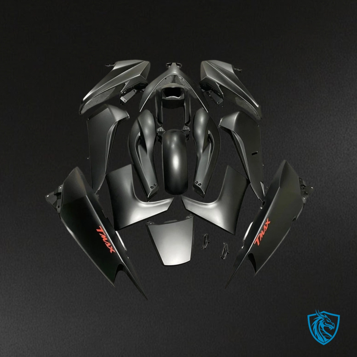 Yamaha Tmax500 (2008-2011) Matte Black - Custom ABS Fairing Kit
