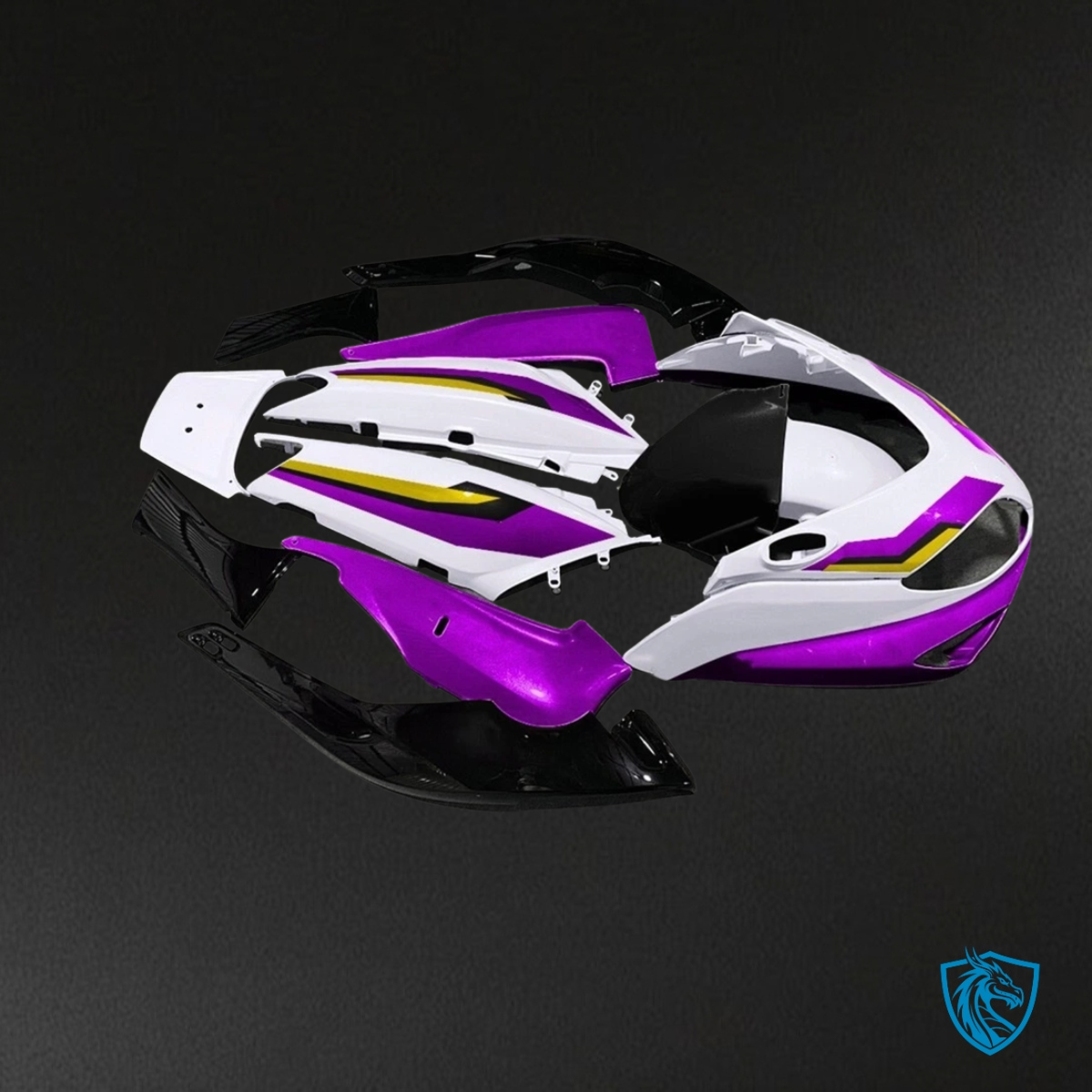 Yamaha TMAX 500 (2001-2007) White & Pink - Replacement Motorcycle Fairings Kit