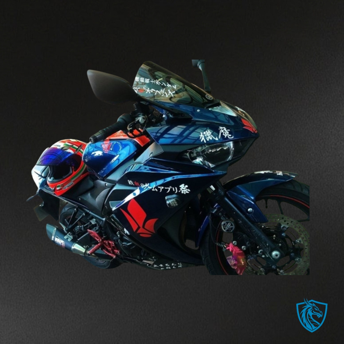 Yamaha YZF R3R25 (2015-2018) Gloss Red & Blue ABS Bodywork - Fairings Kit