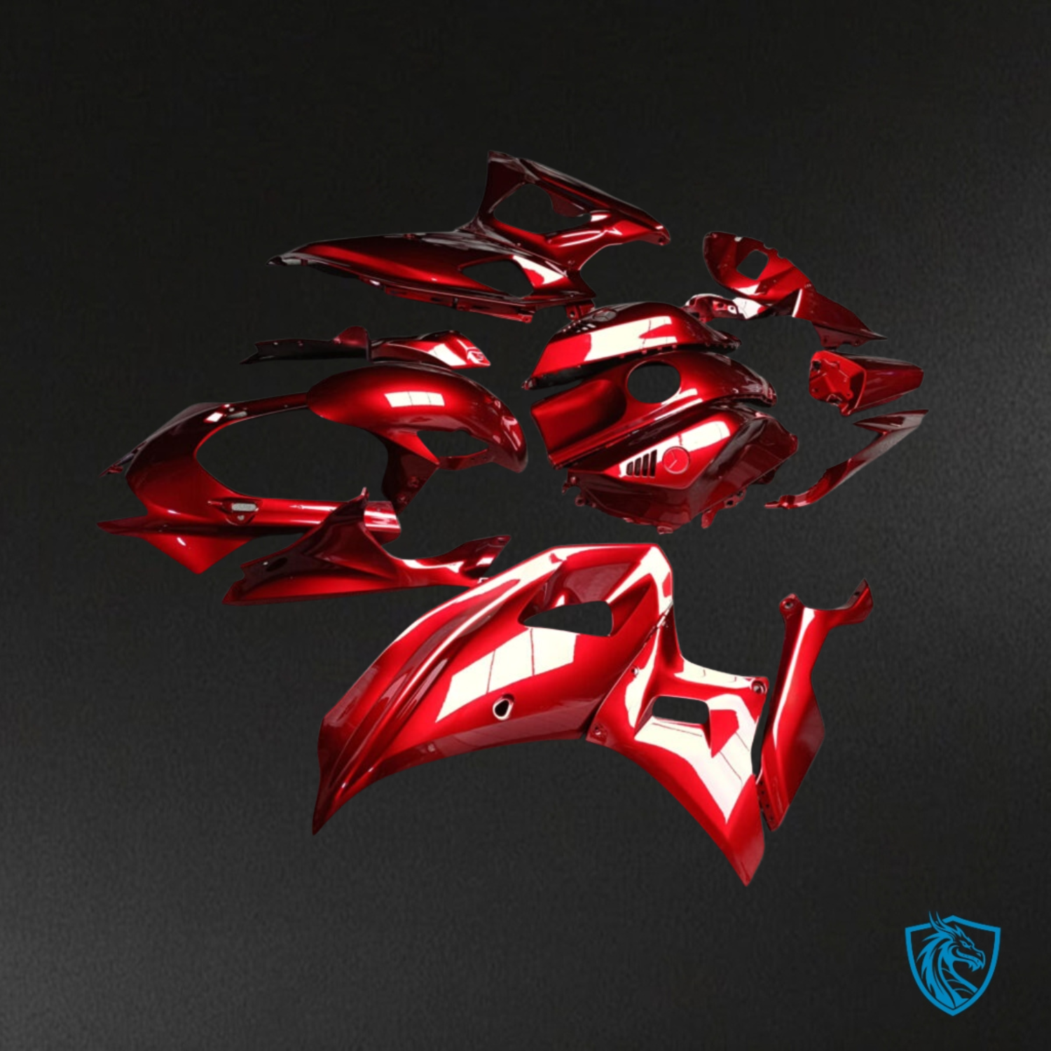 Yamaha R7 (2021-2025) Gloss Red - Custom ABS Fairing Kit