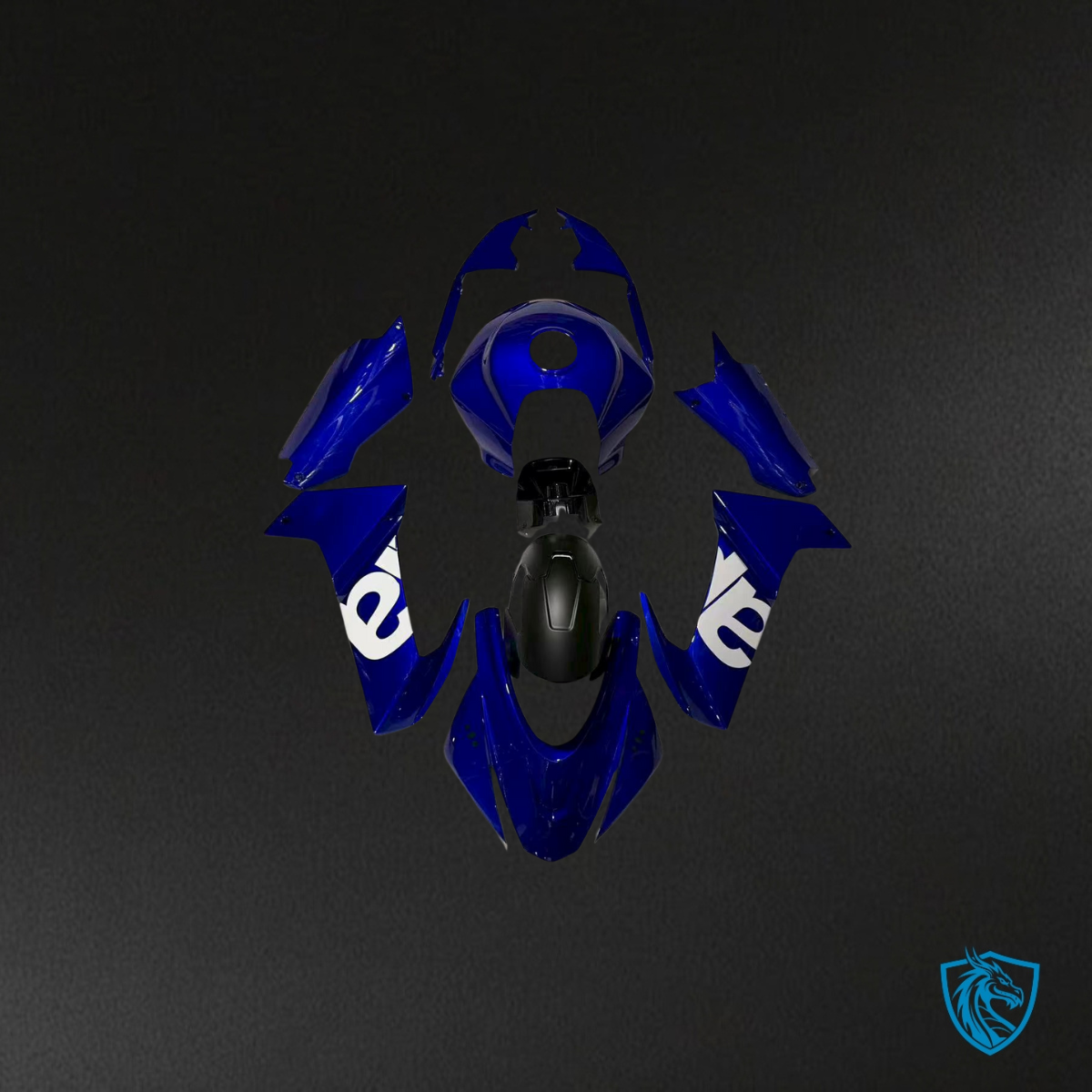 Aprilia RS660 2x (2020-2024) Blue & Black Fairings Kit - Aftermarket ABS Bodywork