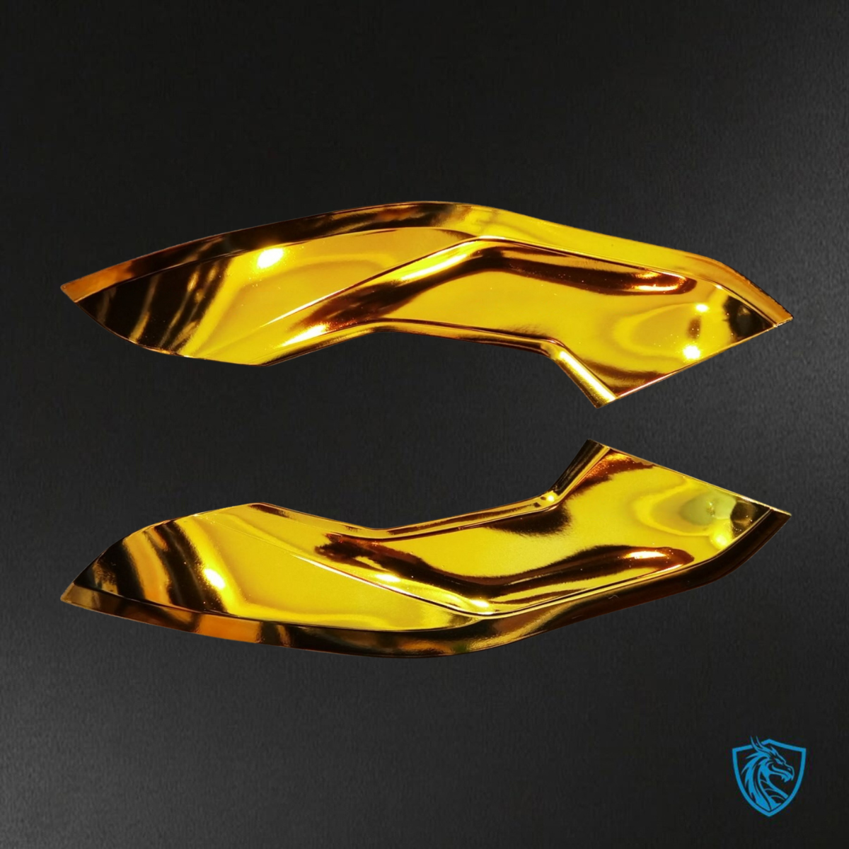 BMW S1000RR (2019-2020) Yellow, Black & Gold Chemical metallization - Custom ABS Fairing Kit