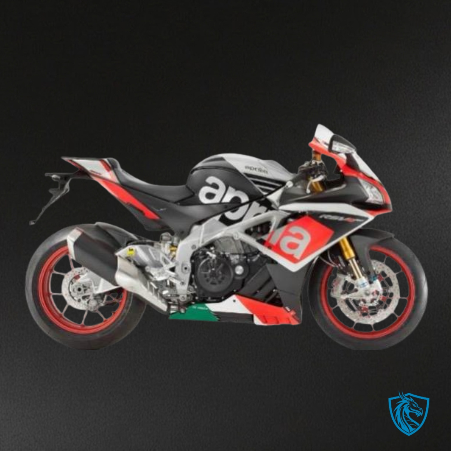 Aprilia RSV4 1000 (2012-2016) Red, White and Black Replacement Fairing Kit - ABS Bodywork