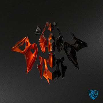 Yamaha R7 (2021-2025) Metallic Orange & Black Split - Replacement Motorcycle Fairings Kit