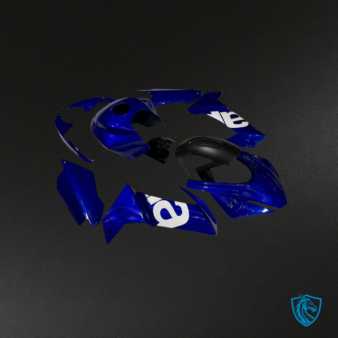 Aprilia RS660 2x (2020-2024) Blue & Black Fairings Kit - Aftermarket ABS Bodywork