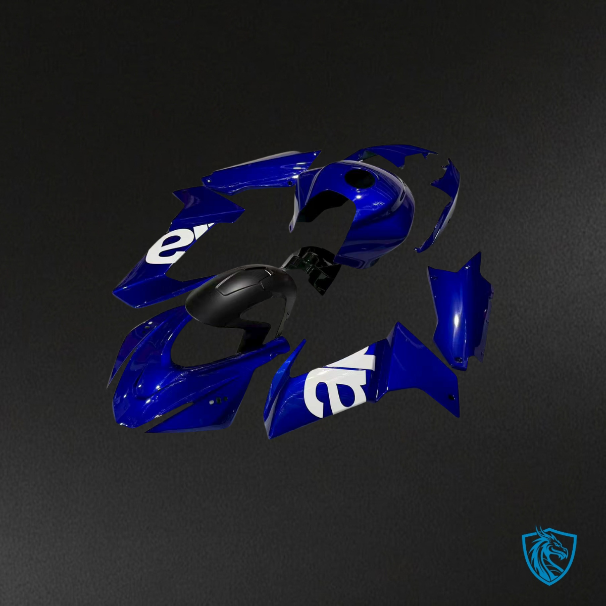 Aprilia RS660 2x (2020-2024) Blue & Black Fairings Kit - Aftermarket ABS Bodywork