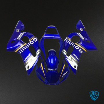Yamaha YZF R6 (1999-2002) Blue & White Fairing Kit - Aftermarket ABS Bodywork