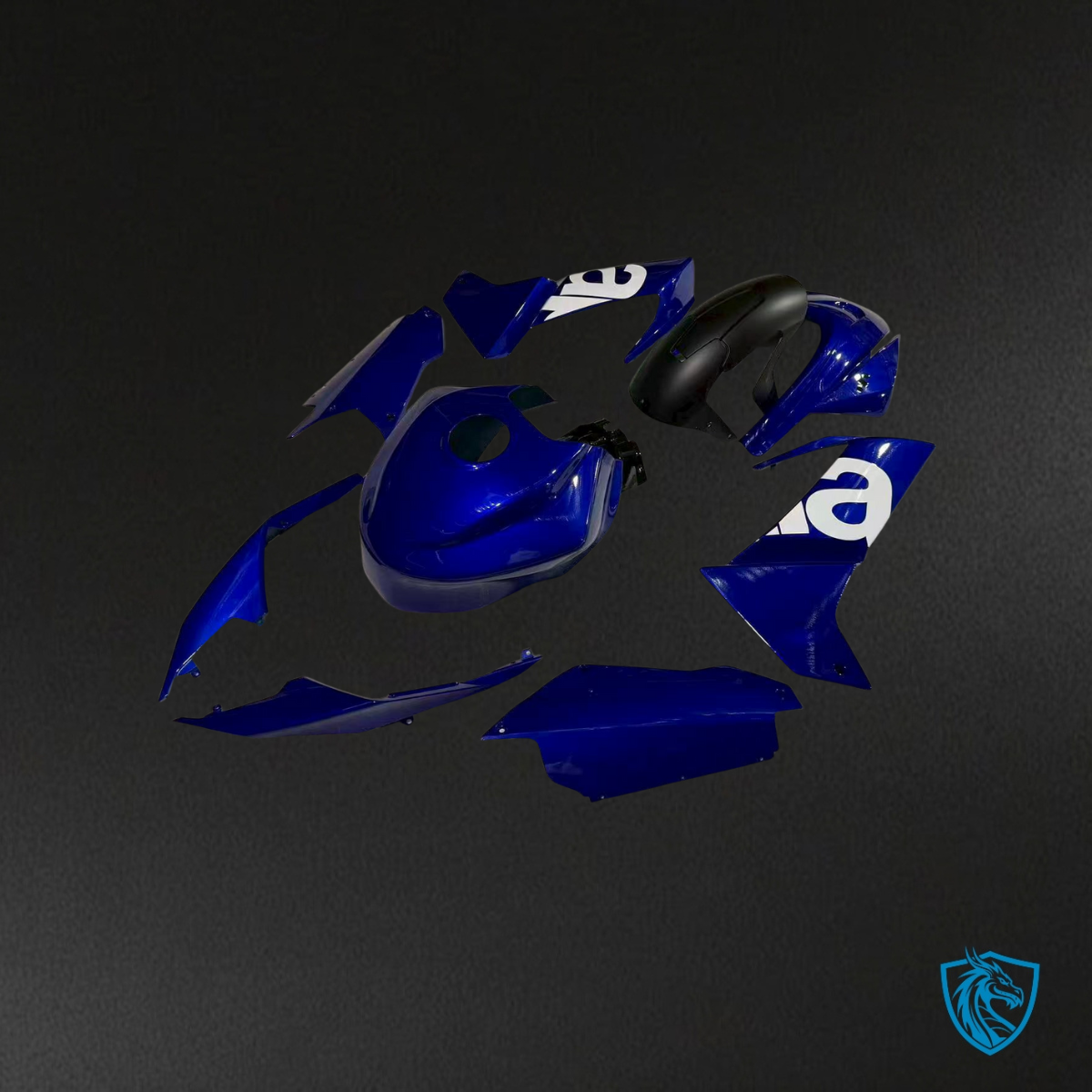 Aprilia RS660 2x (2020-2024) Blue & Black Fairings Kit - Aftermarket ABS Bodywork