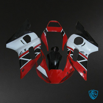 Yamaha YZF R6 (1999-2002) Red & White Fairings Kit | ABS Bodywork