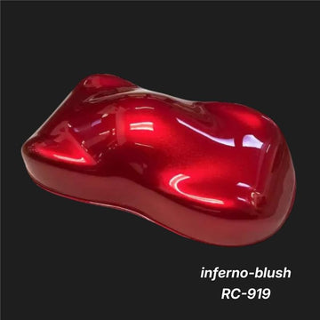 Inferno-Blush RC-919 – Premium Fiery-Red Iridescent Color Sample