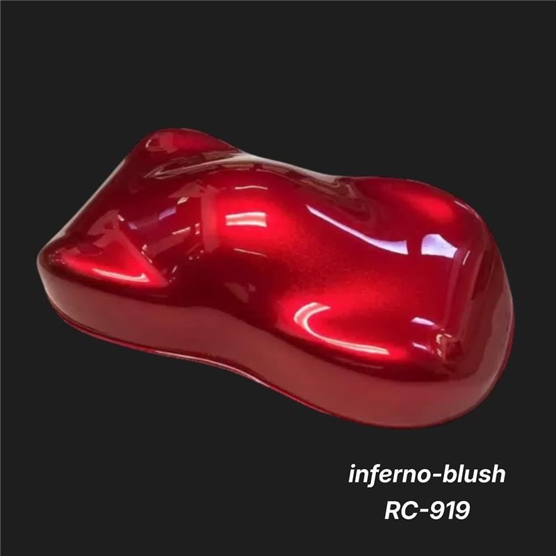 Inferno-Blush RC-919 – Premium Fiery-Red Iridescent Color Sample