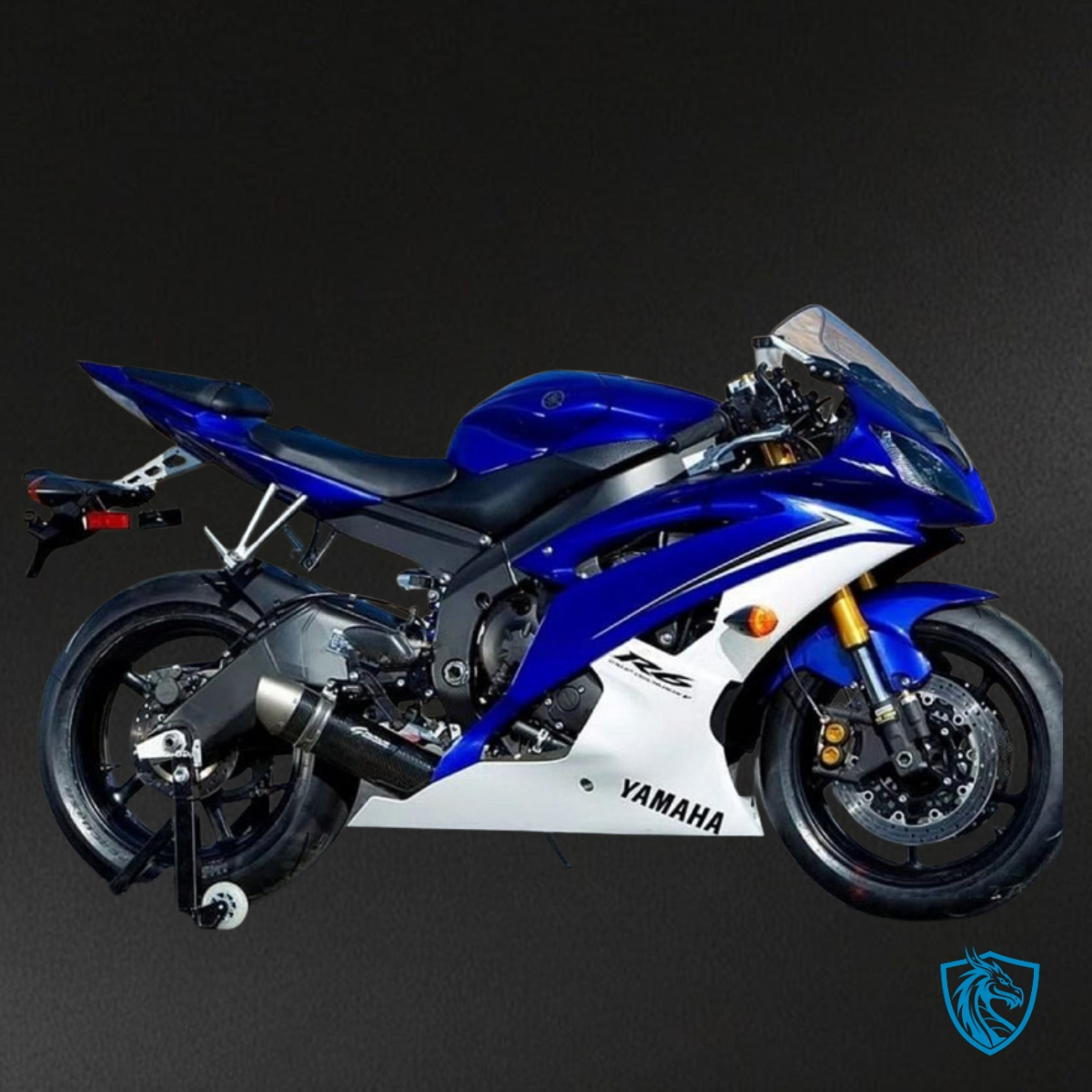 Yamaha YZF R6 (2006-2007) Blue & White with Logo - MERGEment Motorcycle Fairings Kit