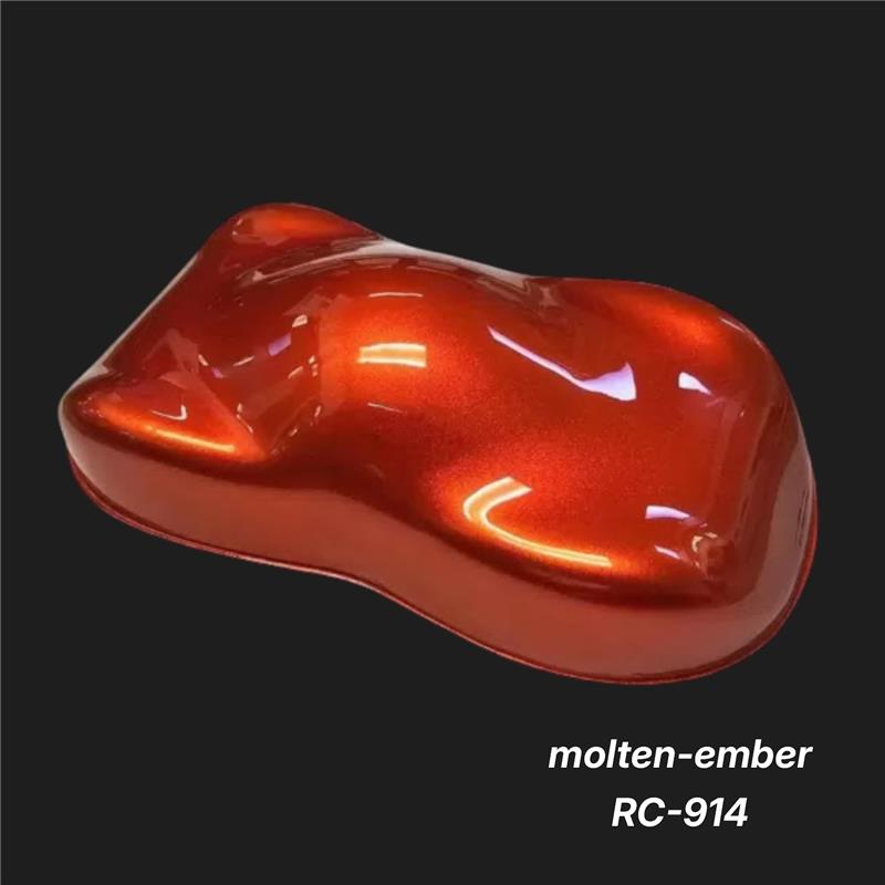 Molten-Ember RC-914 – Premium Ember-Orange Iridescent Color Sample