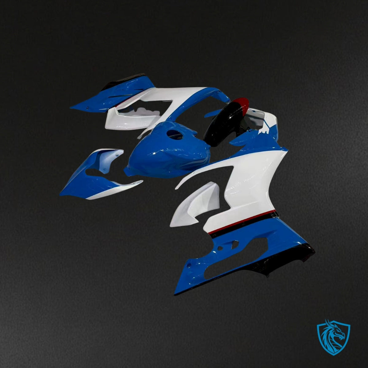 Ducati Panigale V2 (2020-2024) Blue, White & Red ABS Bodywork - Fairings Kit