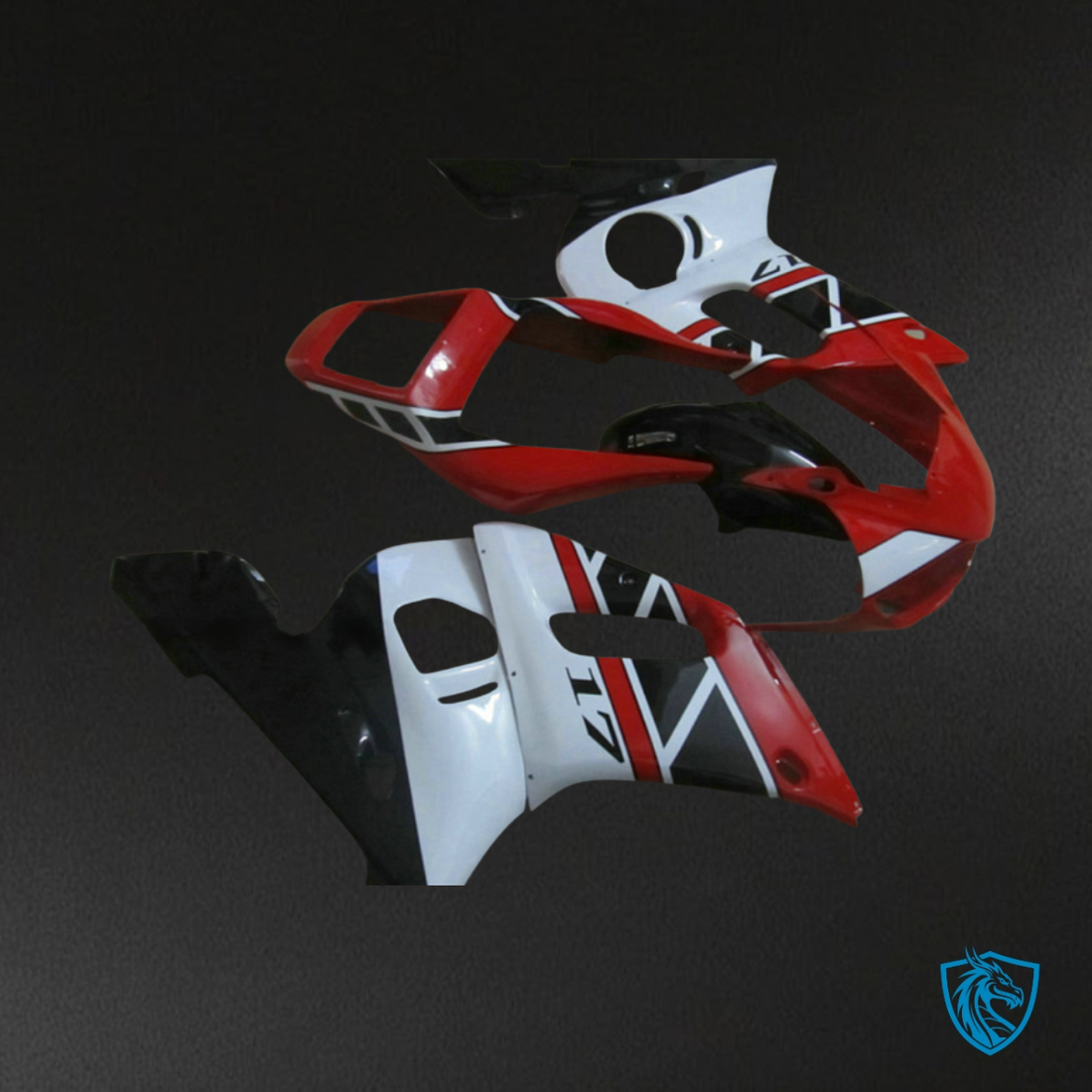 Yamaha YZF R6 (1999-2002) Red & White Fairings Kit | ABS Bodywork