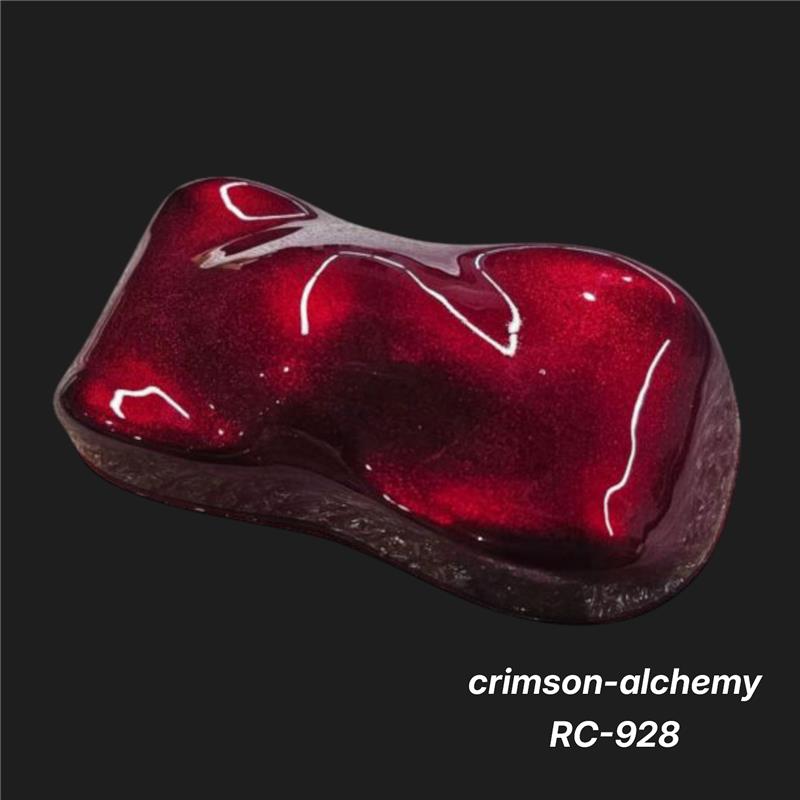 Crimson-Alchemy RC-928 – Premium Crimson-Red Iridescent Color Sample