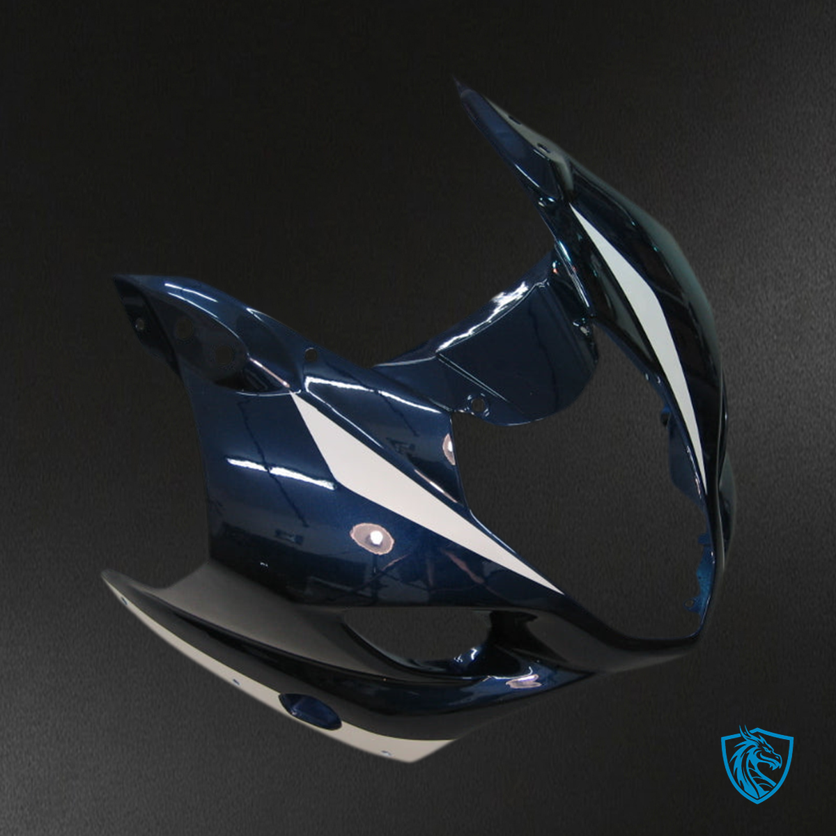 Suzuki GSXR1000 (2003-2004) White & Black Injection Fairing Kit - Aftermarket ABS Bodywork