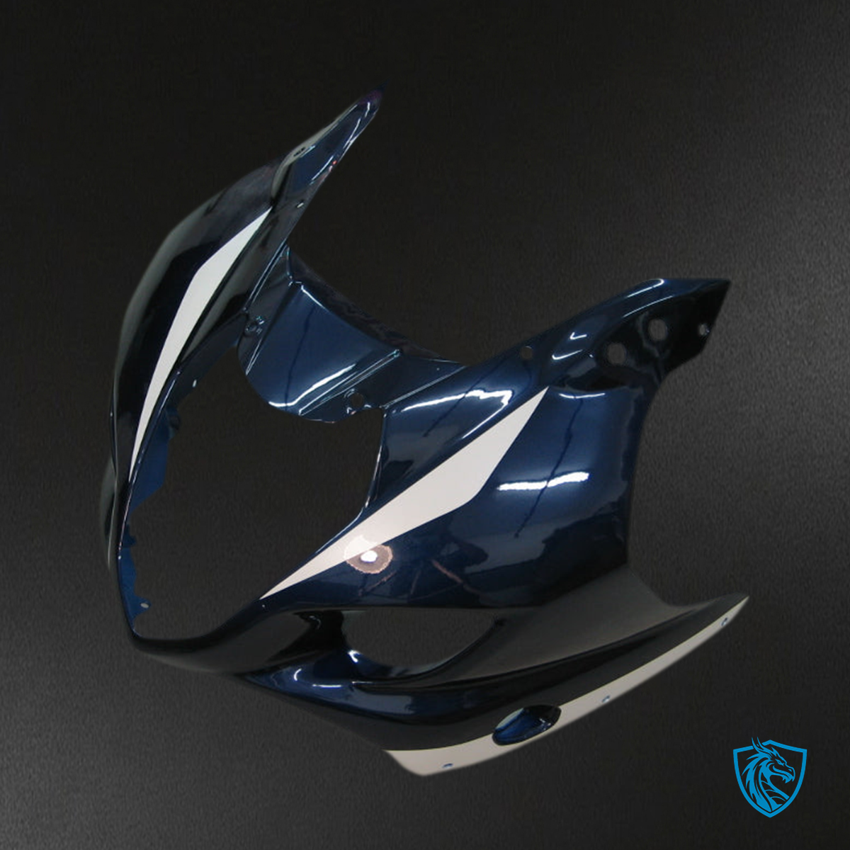 Suzuki GSXR1000 (2003-2004) White & Black Injection Fairing Kit - Aftermarket ABS Bodywork