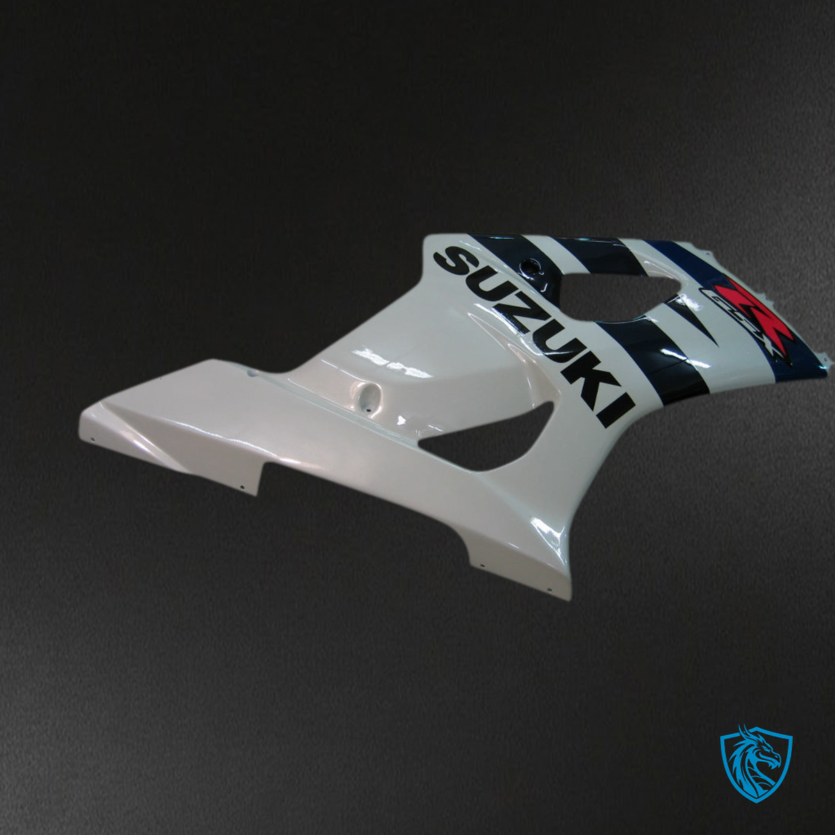 Suzuki GSXR1000 (2003-2004) White & Black Injection Fairing Kit - Aftermarket ABS Bodywork