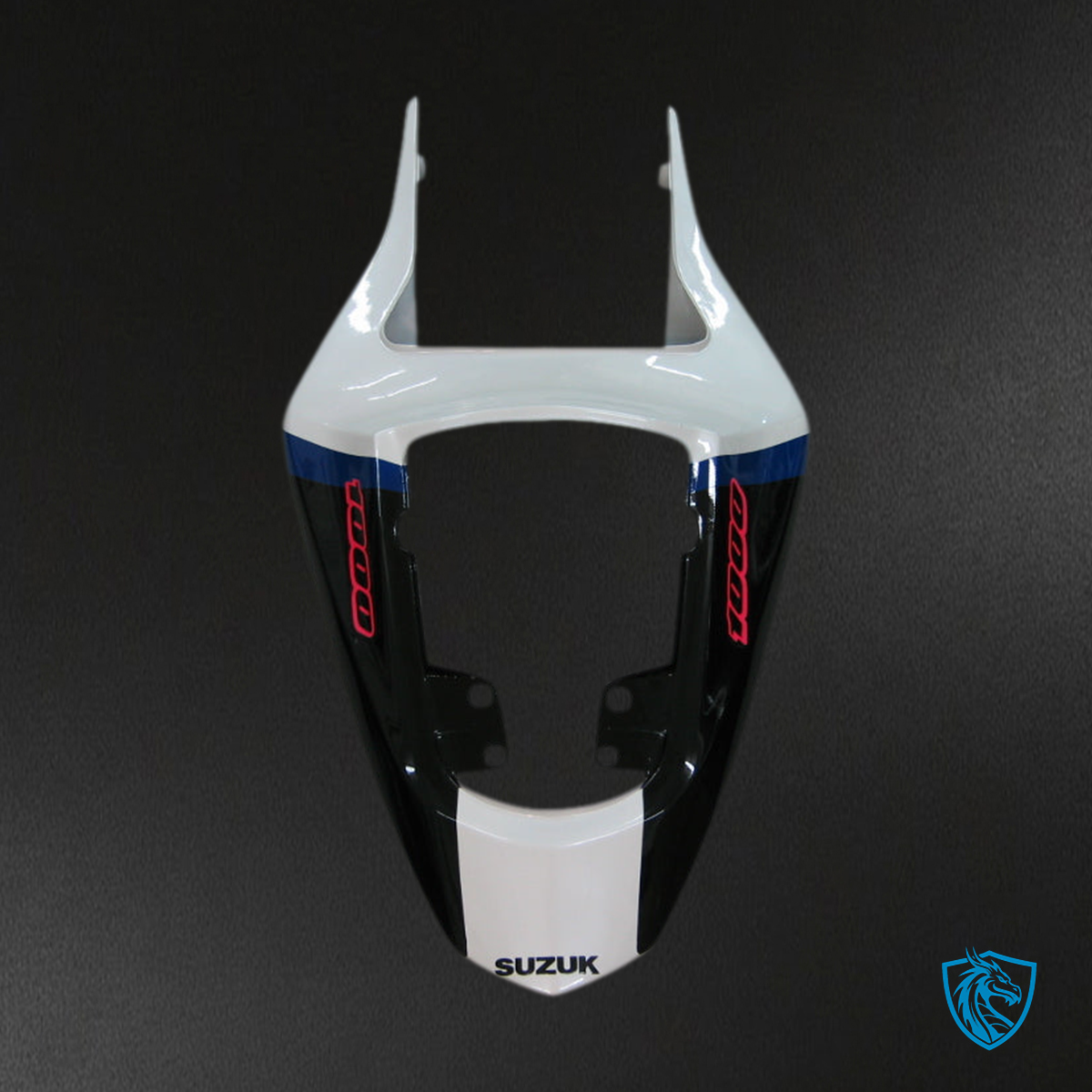 Suzuki GSXR1000 (2003-2004) White & Black Injection Fairing Kit - Aftermarket ABS Bodywork