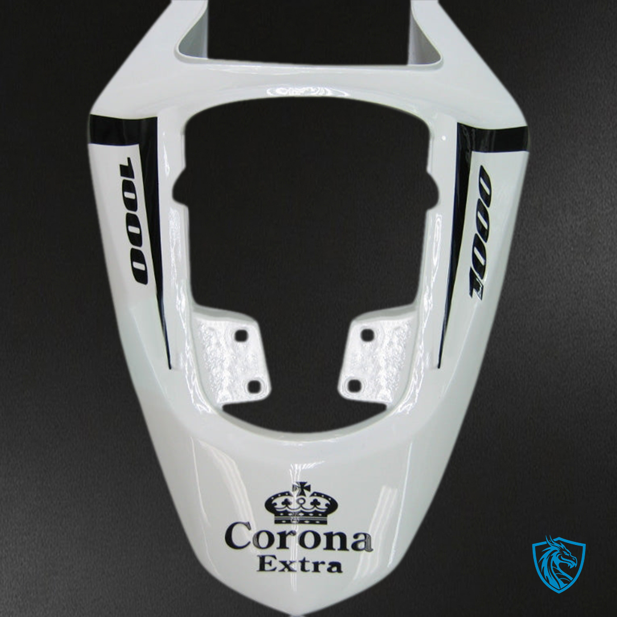 Suzuki GSXR1000 (2003-2004) Black & Gloss White - MERGEment Motorcycle Fairings Kit