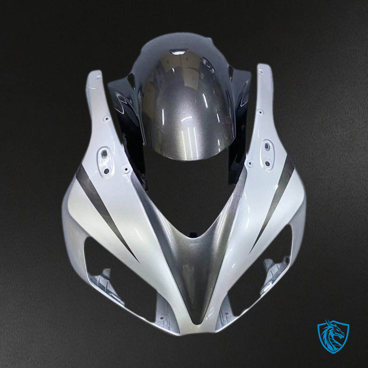 Honda CBR1000RR (2006-2007) Gray & White Generic - Custom ABS Fairing Kit