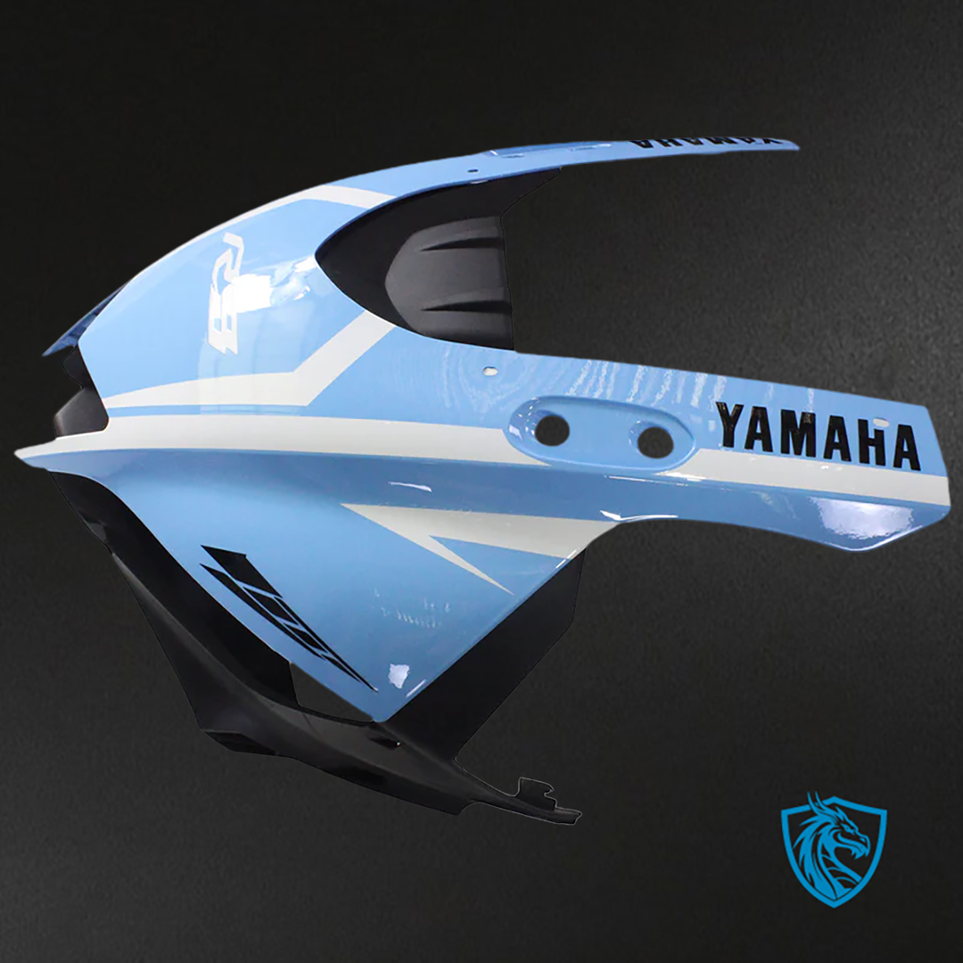 Yamaha YZF R3-25 (2019-2021) Fairing Kit - Sky Blue & White ABS Bodywork