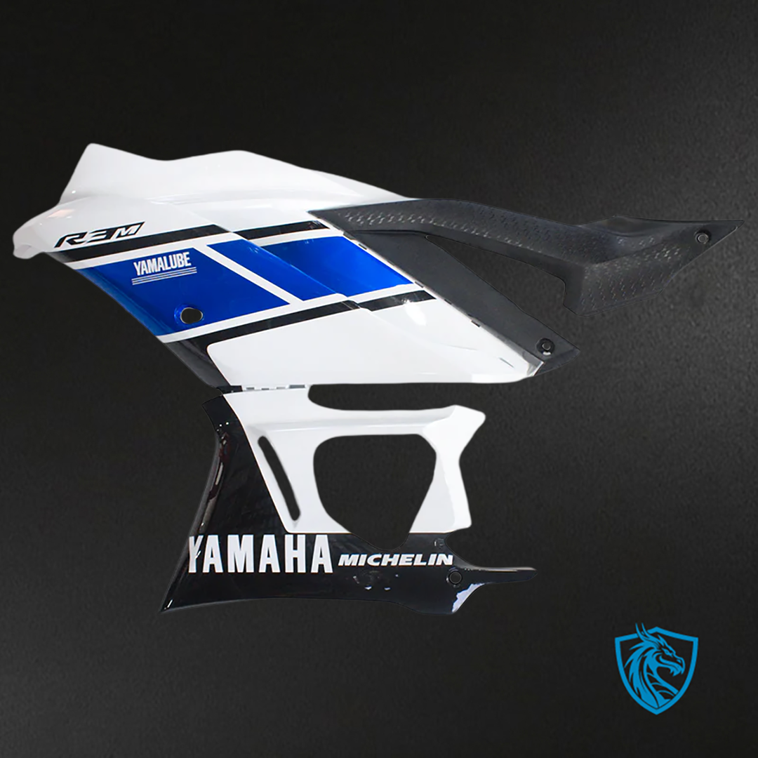 Yamaha YZF-R3-R25 (2019-2021) White, Blue and Black Fairing ABS Bodywork