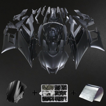Yamaha YZF R3-R25 (2019-2021) Fairing Kit - Black Matte ABS Bodywork
