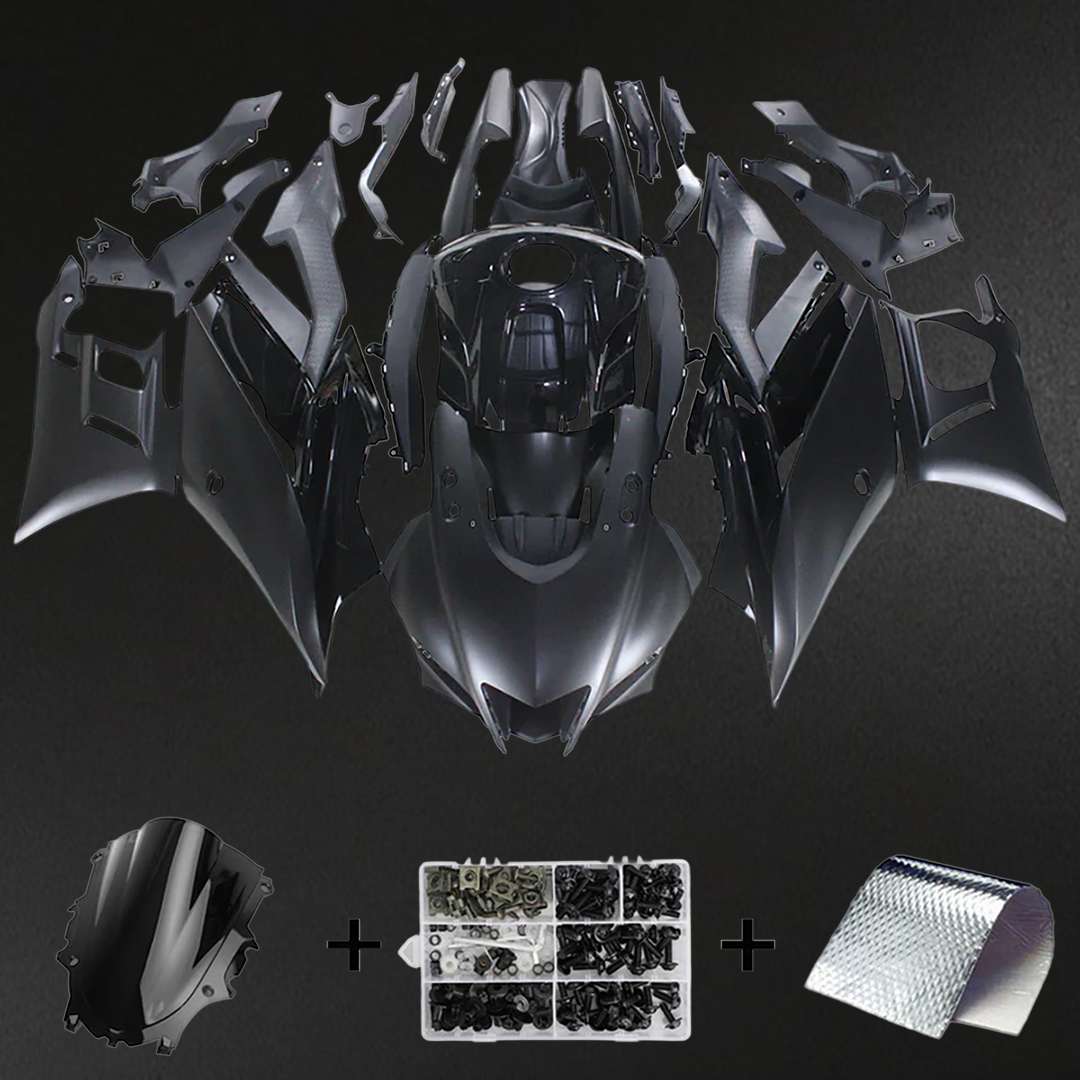 Yamaha YZF-R3 2014–2018 / R25 2015–2017 Fairing Kit – Black Red Style2 ABS Bodywork