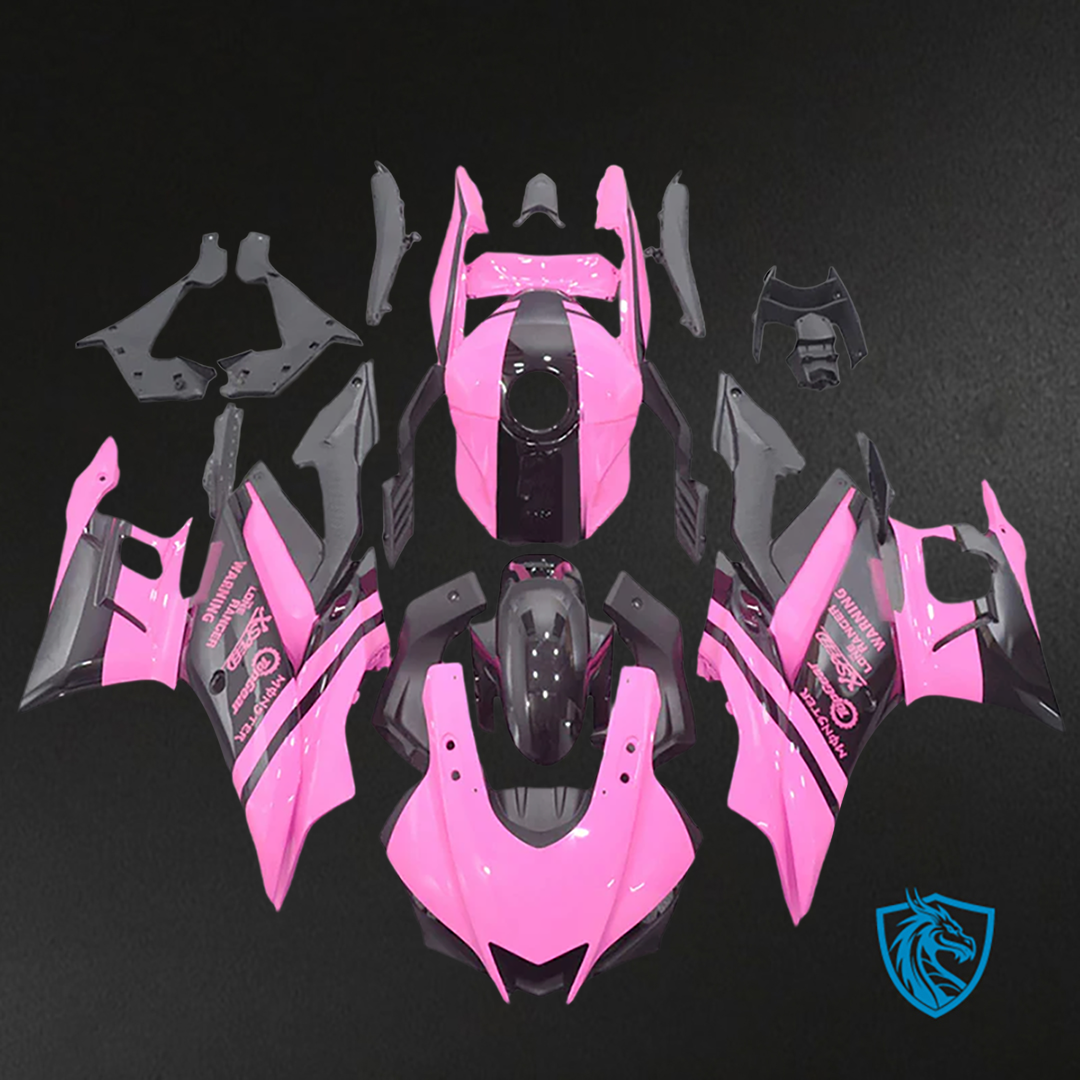 Yamaha YZF-R3-R25 (2019-2021) Pink & Black Fairing Kit - ABS Bodywork