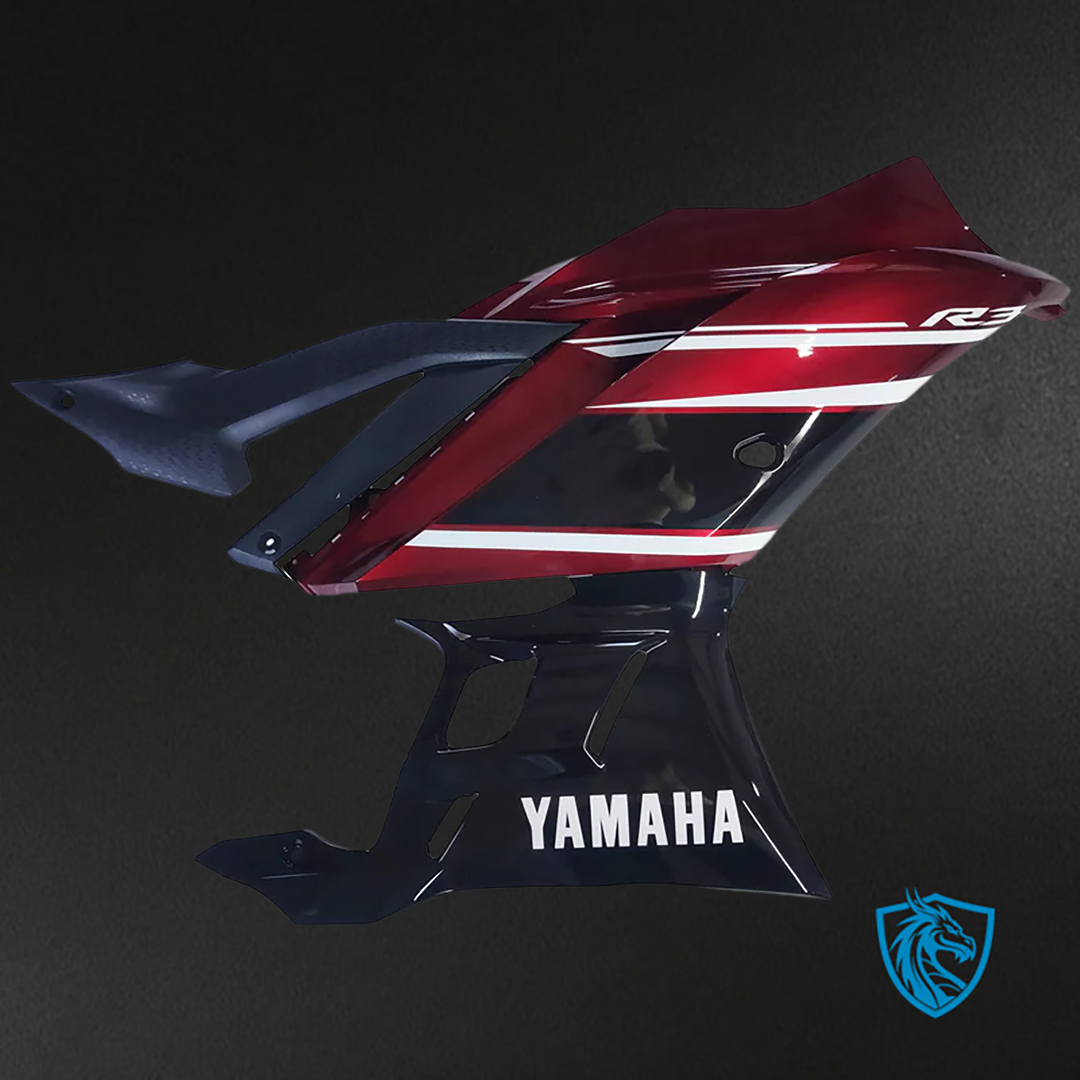 Yamaha YZF-R3-R25 (2022-2023) Fairing Kit - Red & Black ABS Bodywork